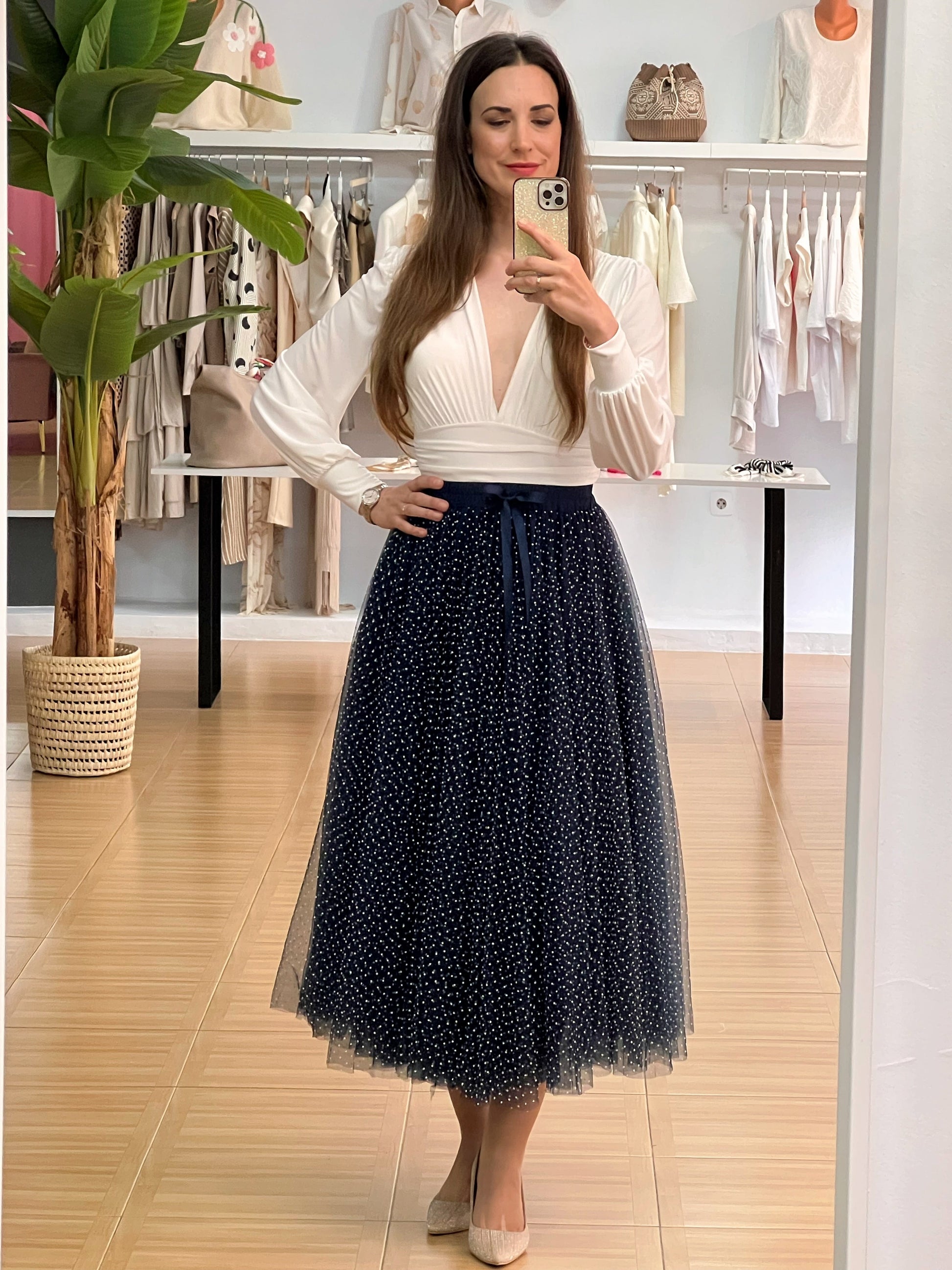 FALDA LUNARES El Vestidor de Inma