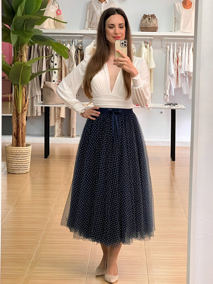 FALDA LUNARES El Vestidor de Inma
