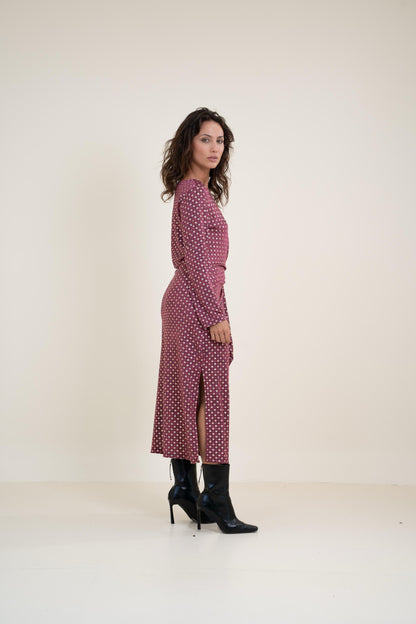 VESTIDO GRANATE El Vestidor de Inma