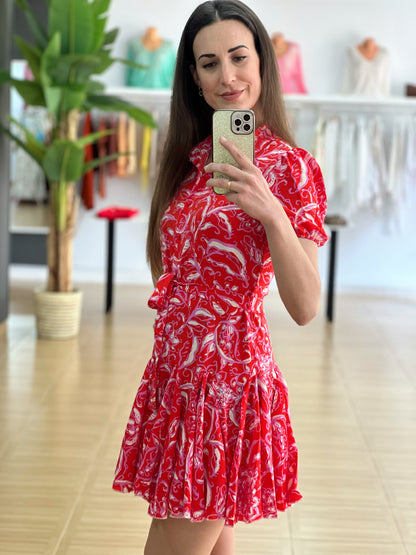 VESTIDO FRESA
