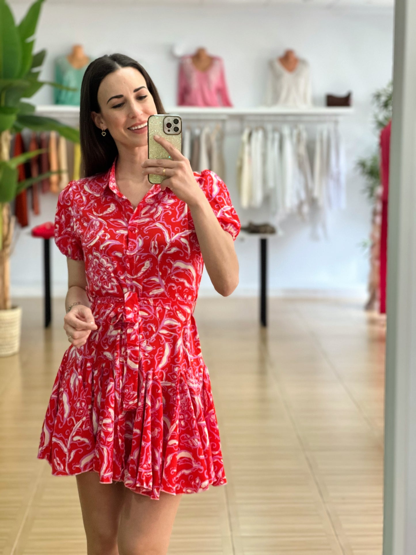 VESTIDO FRESA