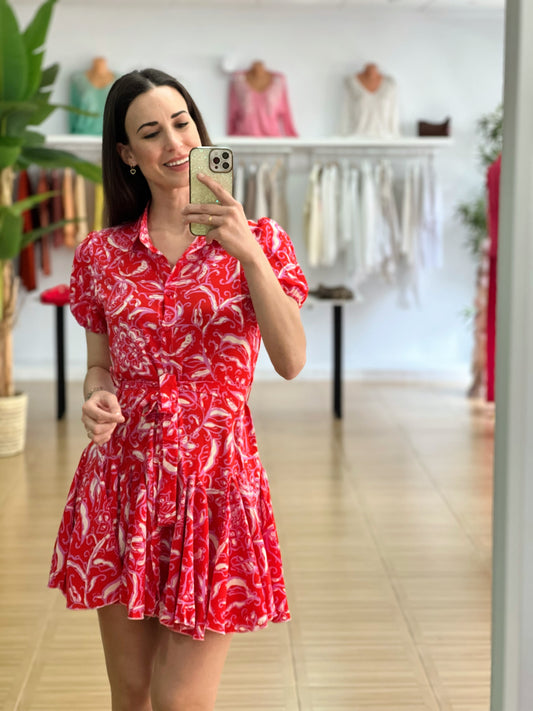 VESTIDO FRESA
