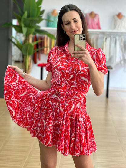 VESTIDO FRESA