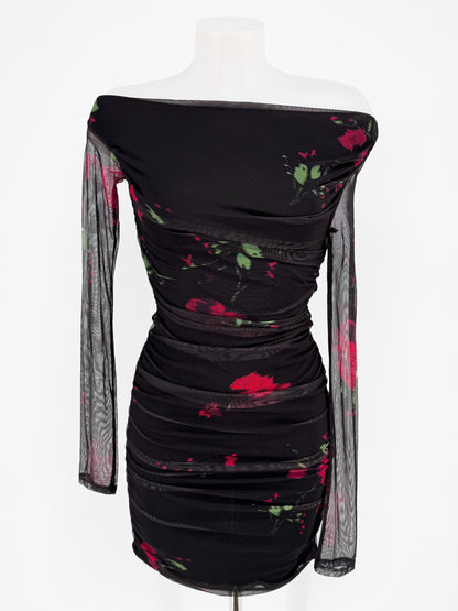 VESTIDO TUL FLORES