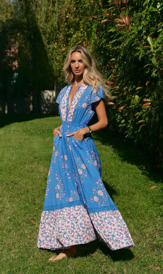 HAILEE PRINT MIKA MAXI DRESS
