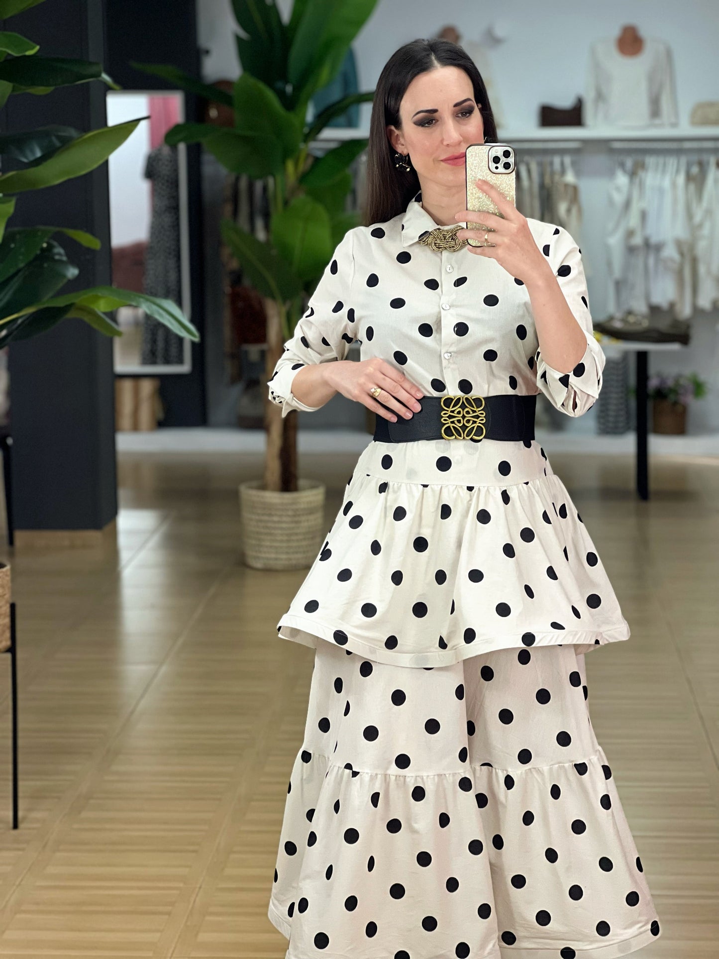 FALDA LUNARES VOLANTES El Vestidor de Inma