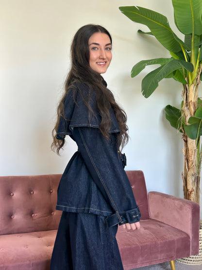 Chaqueta Capa Denim. El Vestidor de Inma