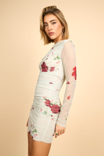 VESTIDO TUL FLORES