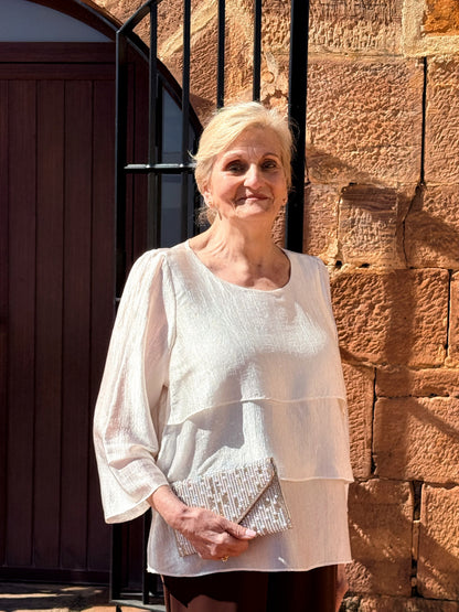 Blusa de Seda Natural Elegante Mujer Tallas Grandes 42-54 | Invitada Perfecta El Vestidor de Inma