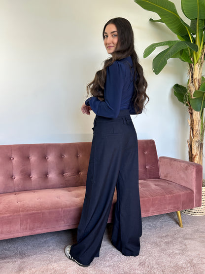 PANTALÓN DENIM CAPA El Vestidor de Inma