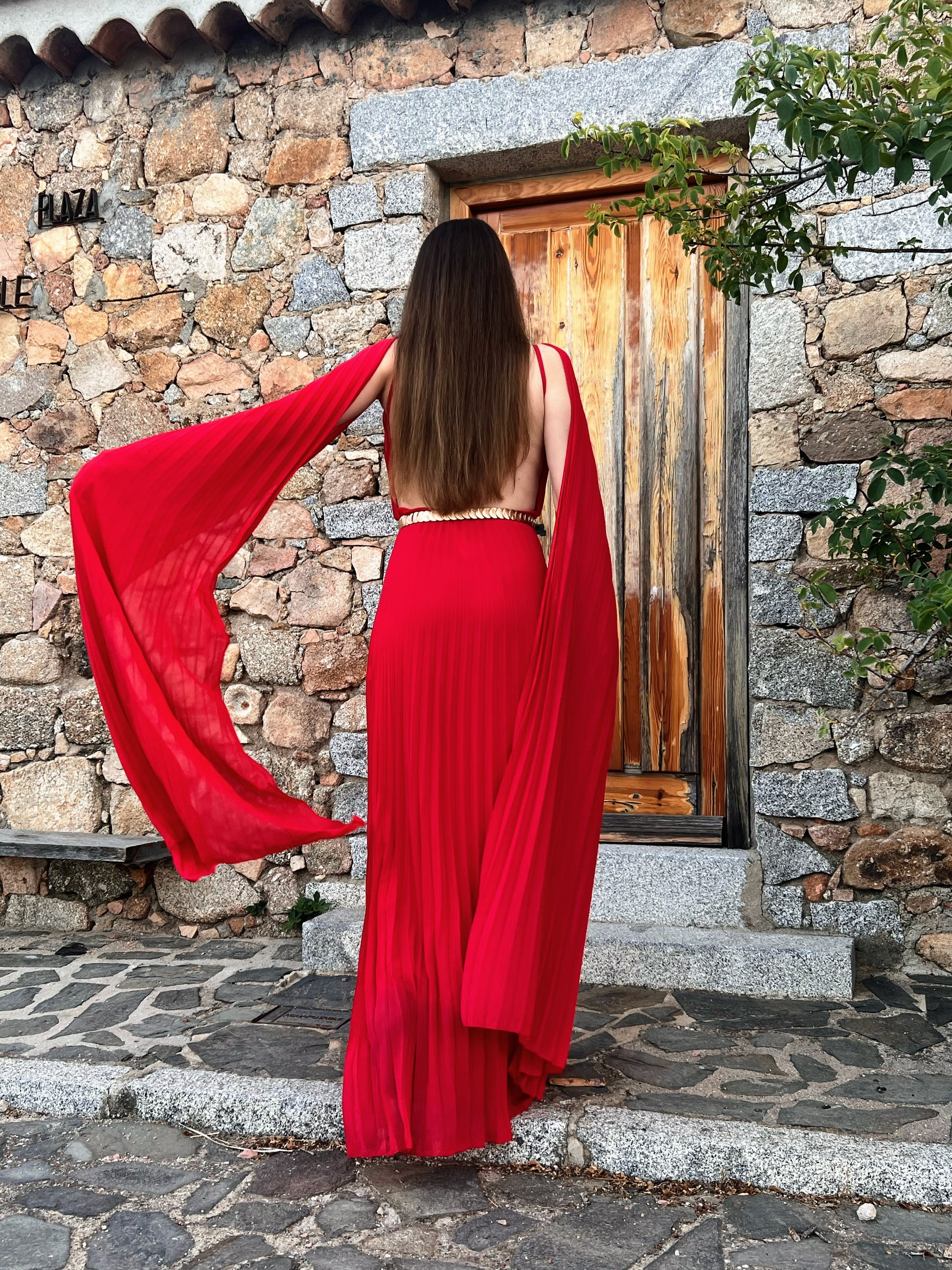 VESTIDO PLISADO El Vestidor de Inma