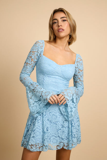 VESTIDO BARDOT ENCAJE