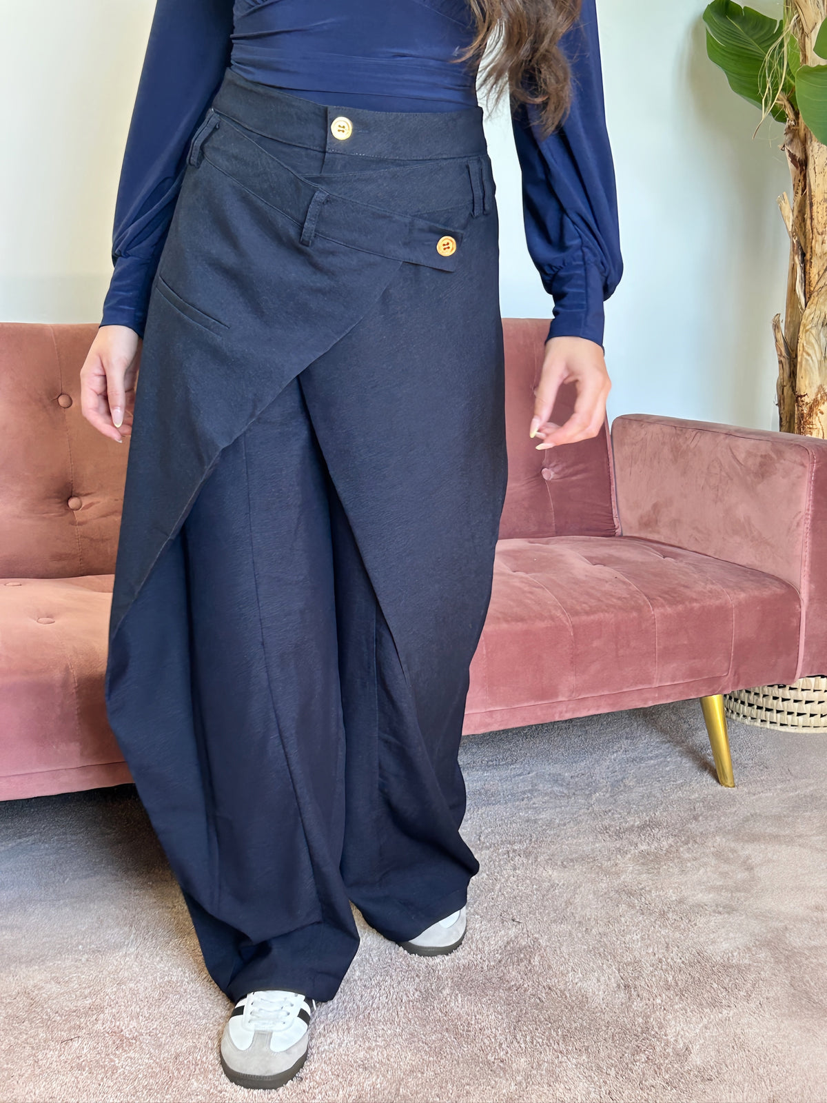 PANTALÓN DENIM CAPA El Vestidor de Inma