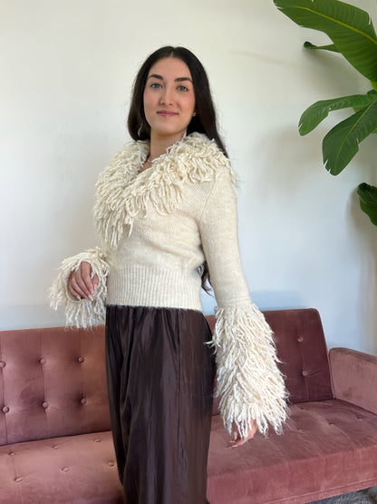 JERSEY DE PUNTO CON FLECOS El Vestidor de Inma