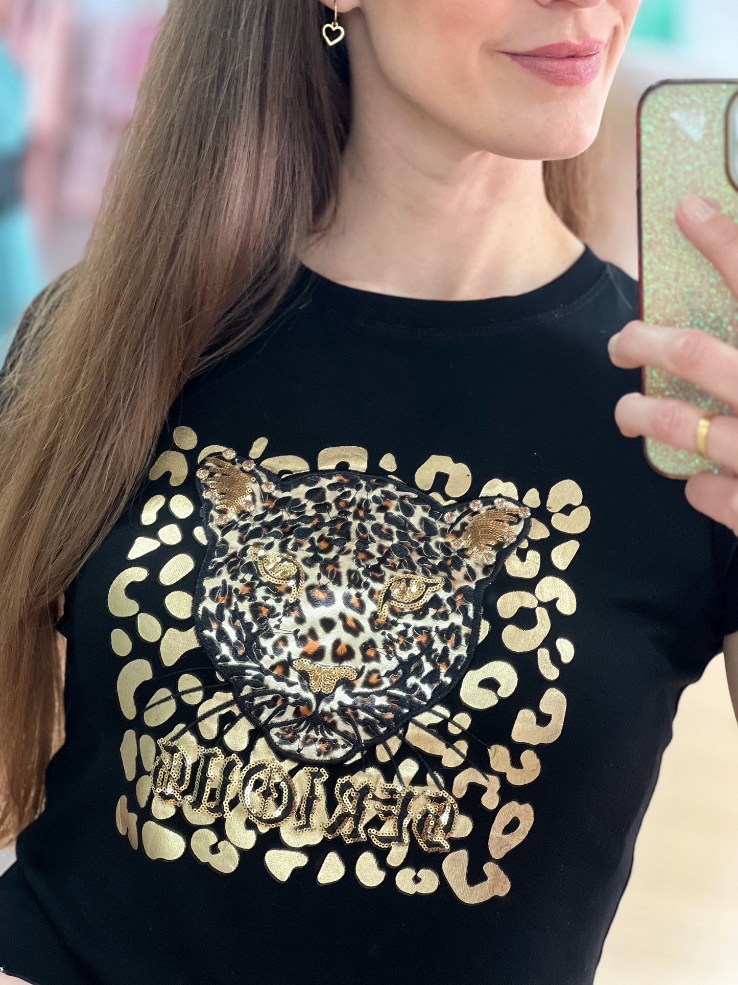 CAMISETA TIGRE STRASS