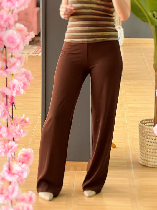 PANTALÓN ICONIC CHOCOLATE El Vestidor de Inma