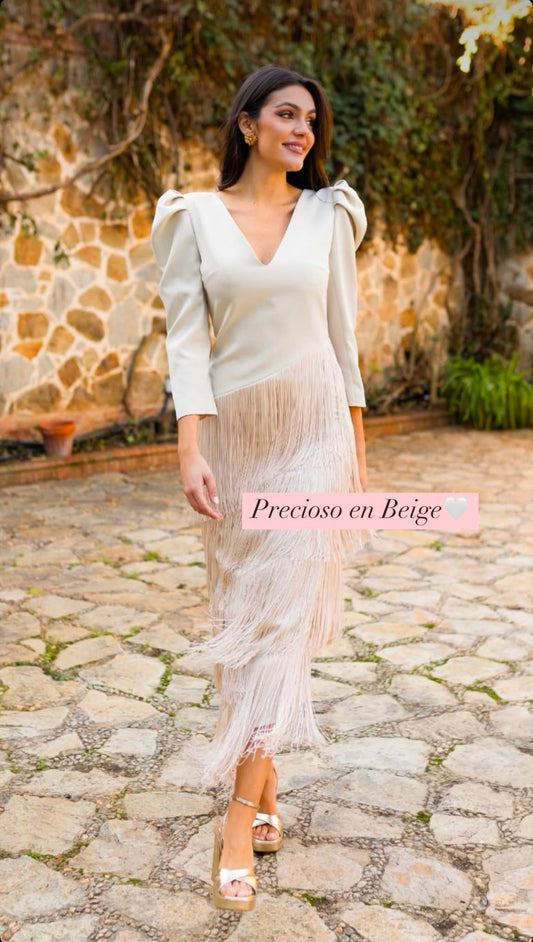 VESTIDO FLECOS El Vestidor de Inma