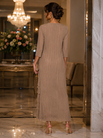 Vestido de Flecos Midi Mujer | Talla Única hasta 52-54 | El Vestidor de Inma El Vestidor de Inma