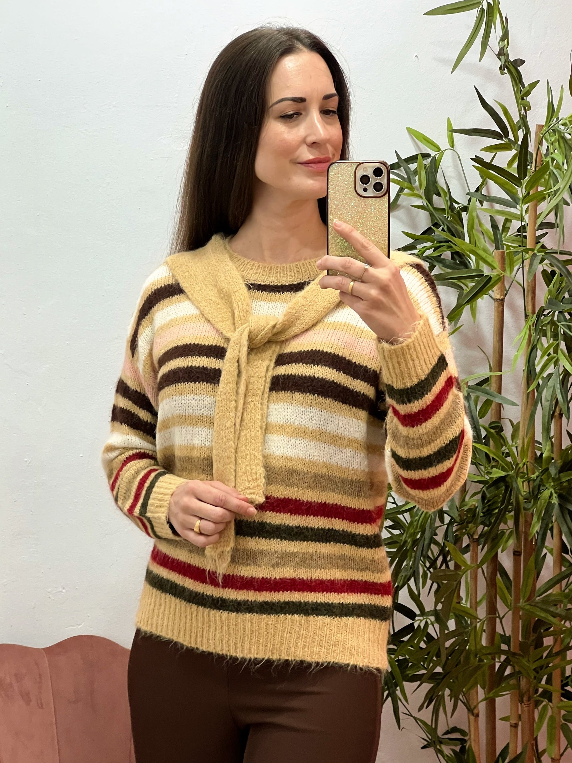 Jersey Talla Única con Cuello Integrado y Punto Súper Gustoso – Hasta Talla 44/46 El Vestidor de Inma