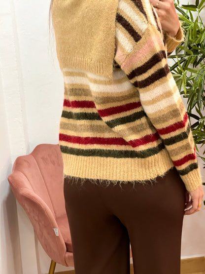 Jersey Talla Única con Cuello Integrado y Punto Súper Gustoso – Hasta Talla 44/46 El Vestidor de Inma