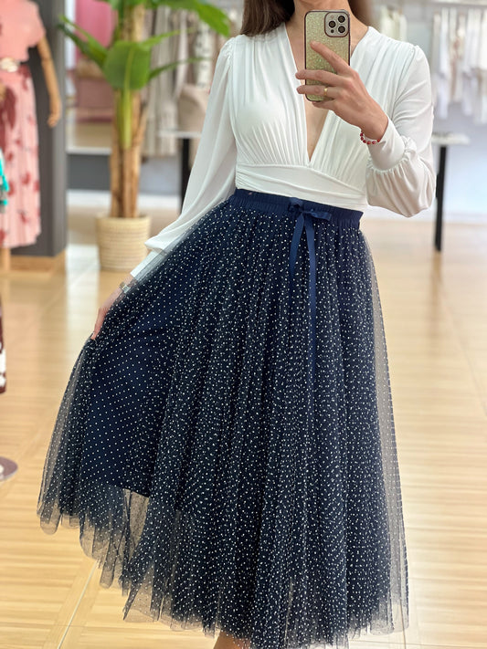 FALDA LUNARES El Vestidor de Inma