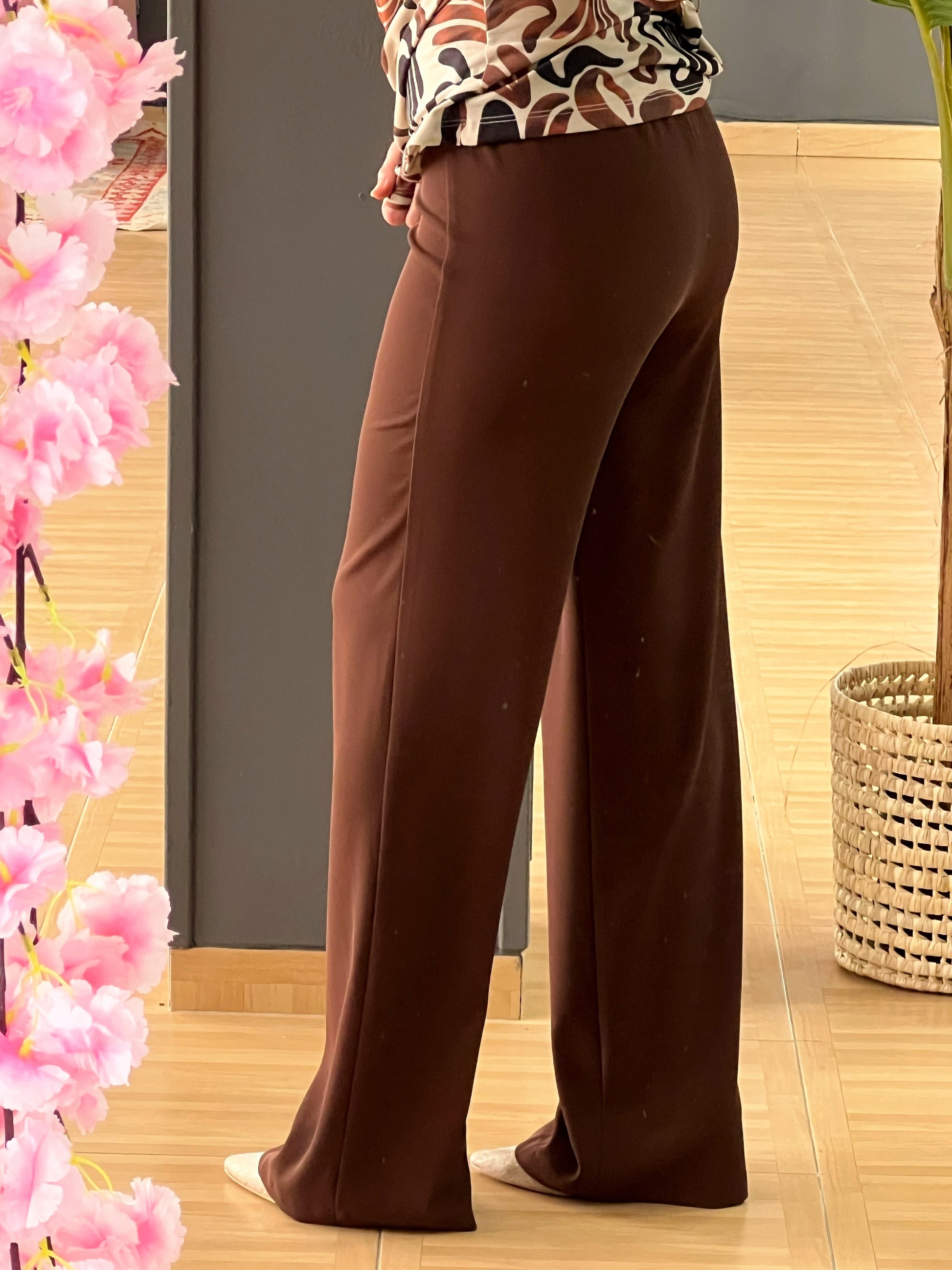 PANTALÓN ICONIC CHOCOLATE El Vestidor de Inma
