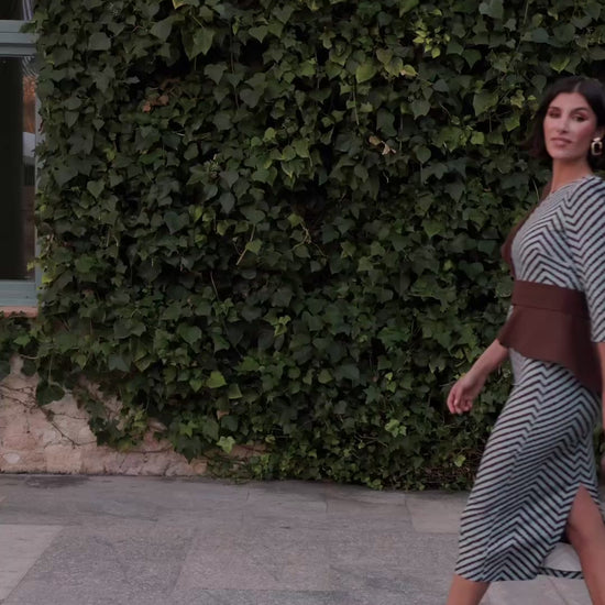 Vestido zig zag